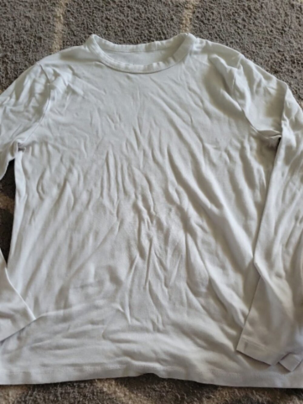 Womens size large white long sleeve shirt